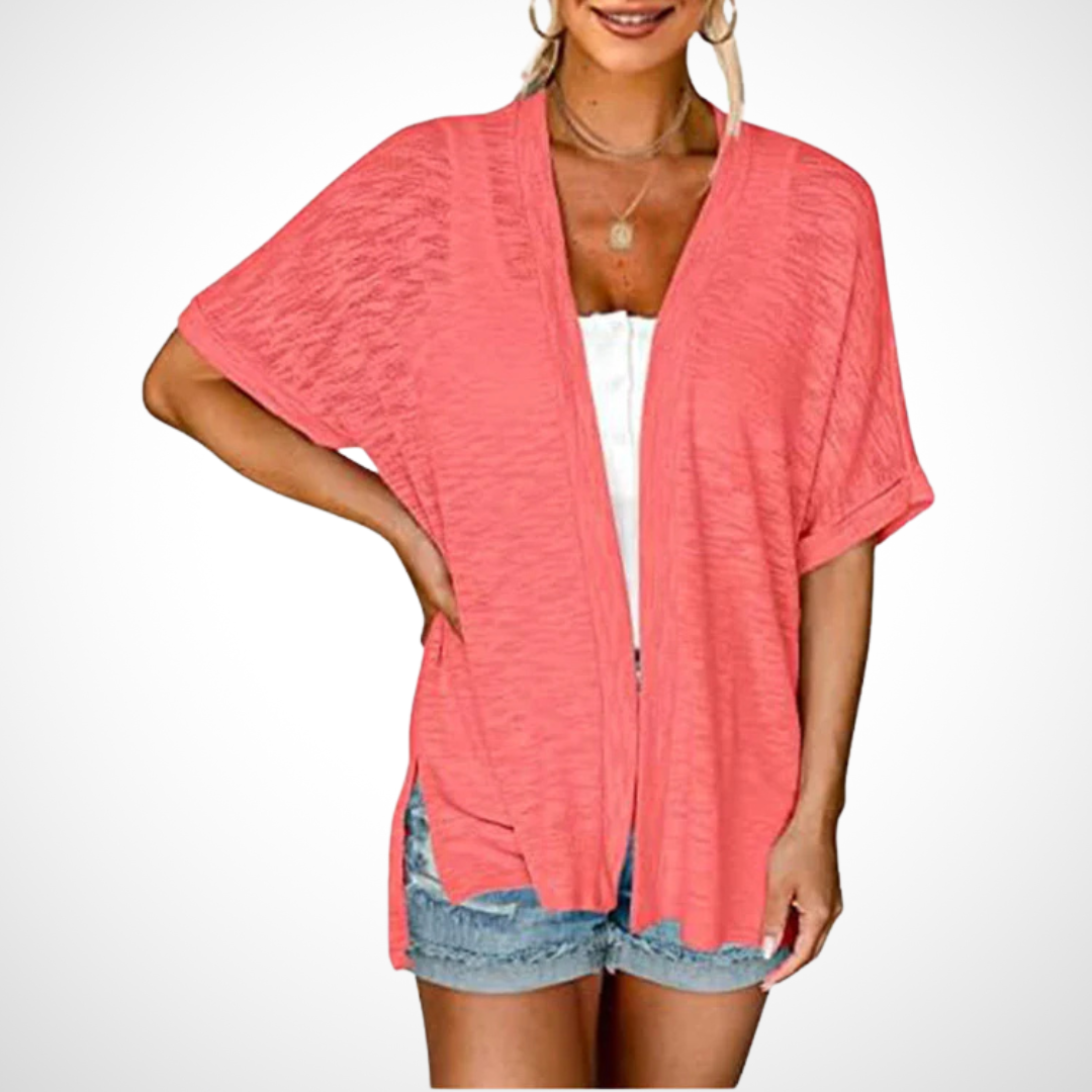 Julie™ - Stylish Flowy Short Sleeve Cardigan