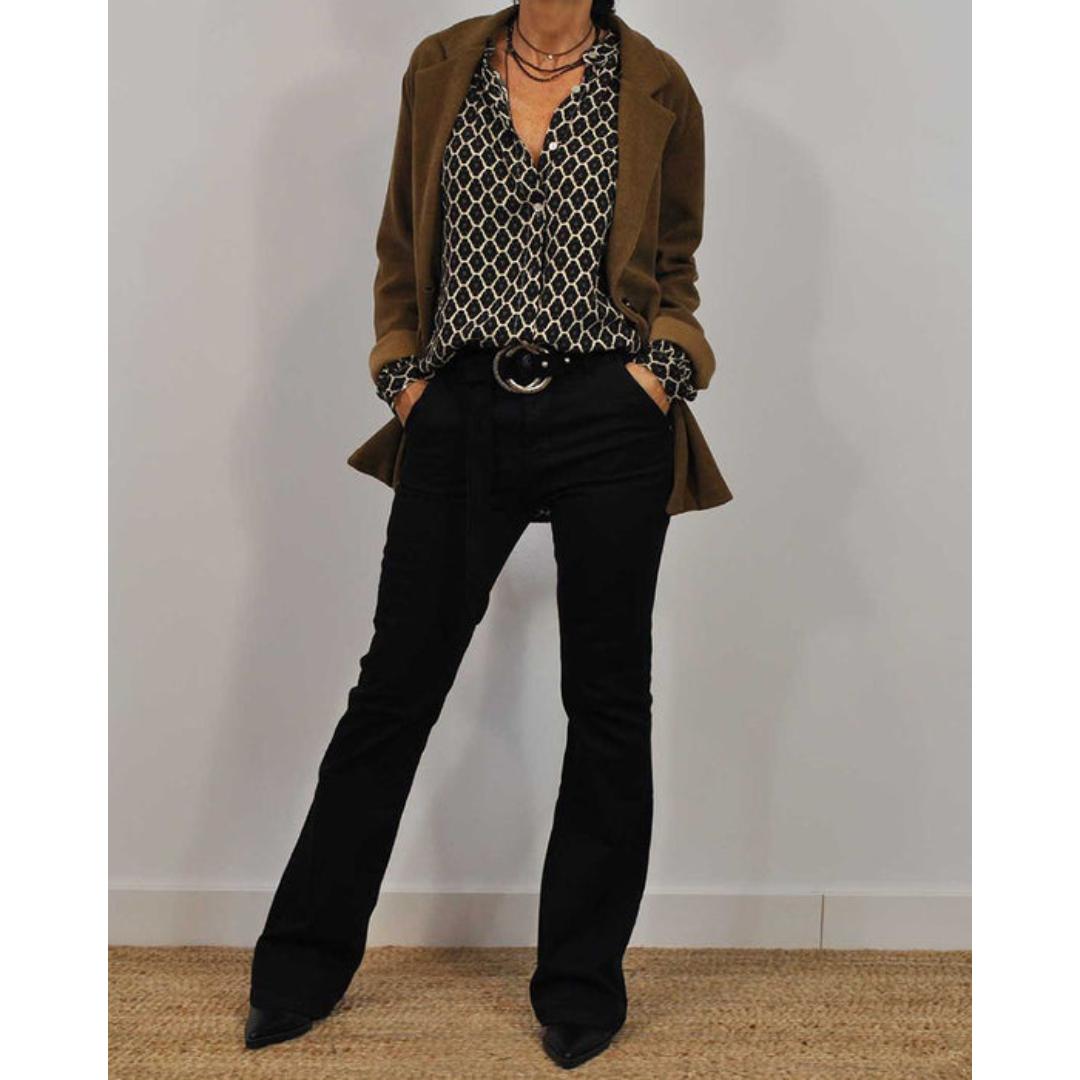 Zara | V-Neck Blouse
