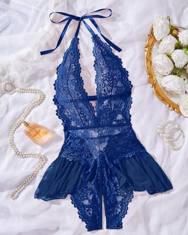 Lace Sexy Breathable Teddy Bodysuit