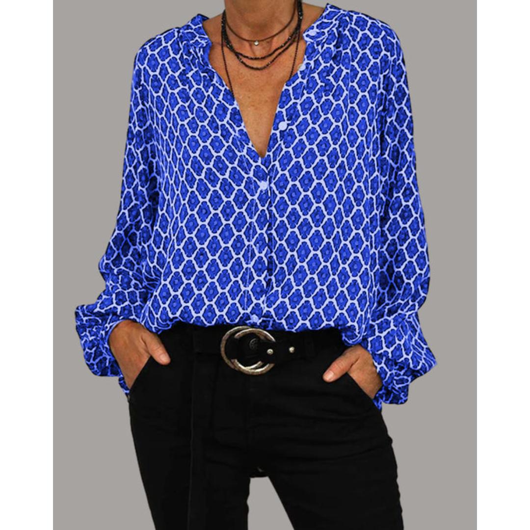 Zara | V-Neck Blouse