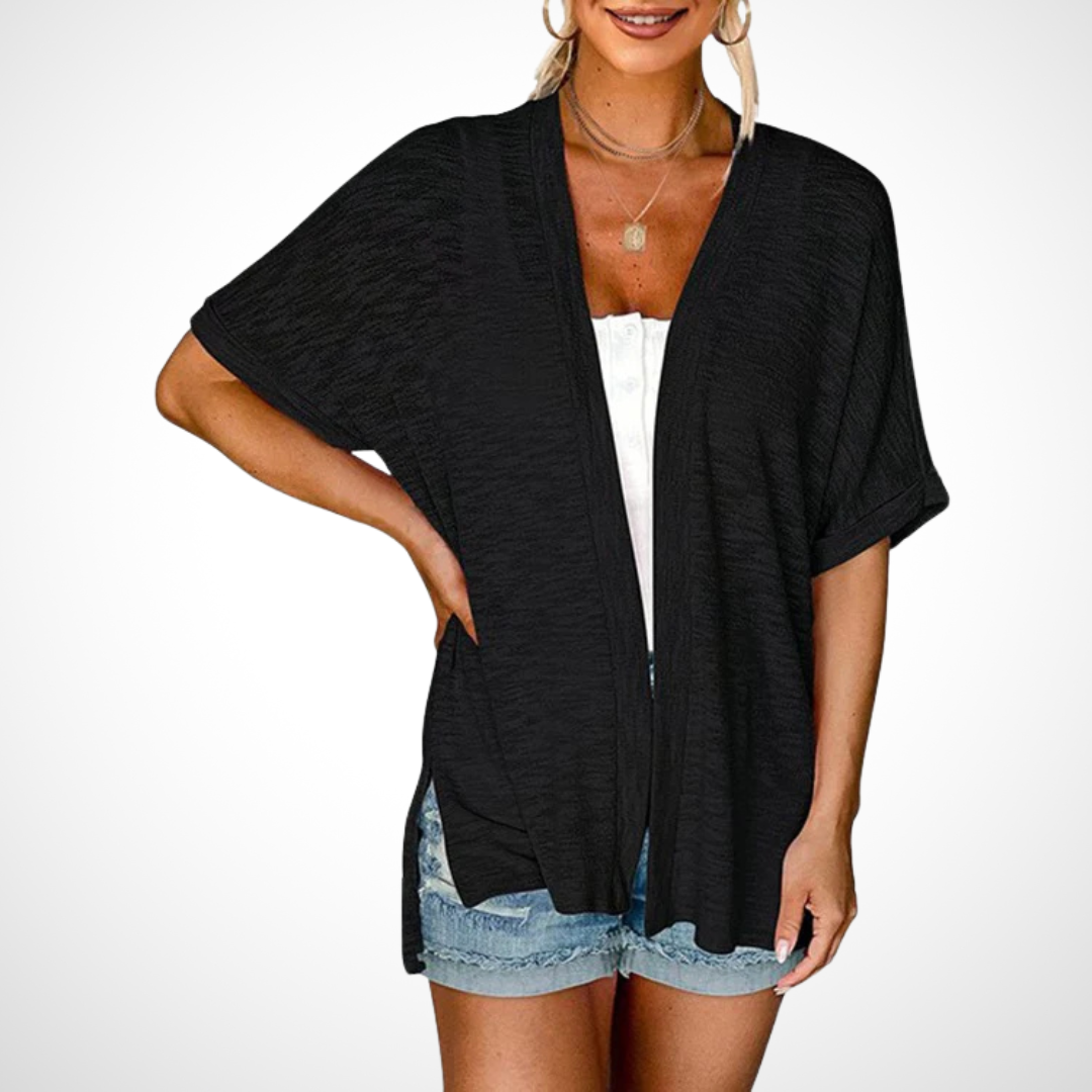 Julie™ - Stylish Flowy Short Sleeve Cardigan