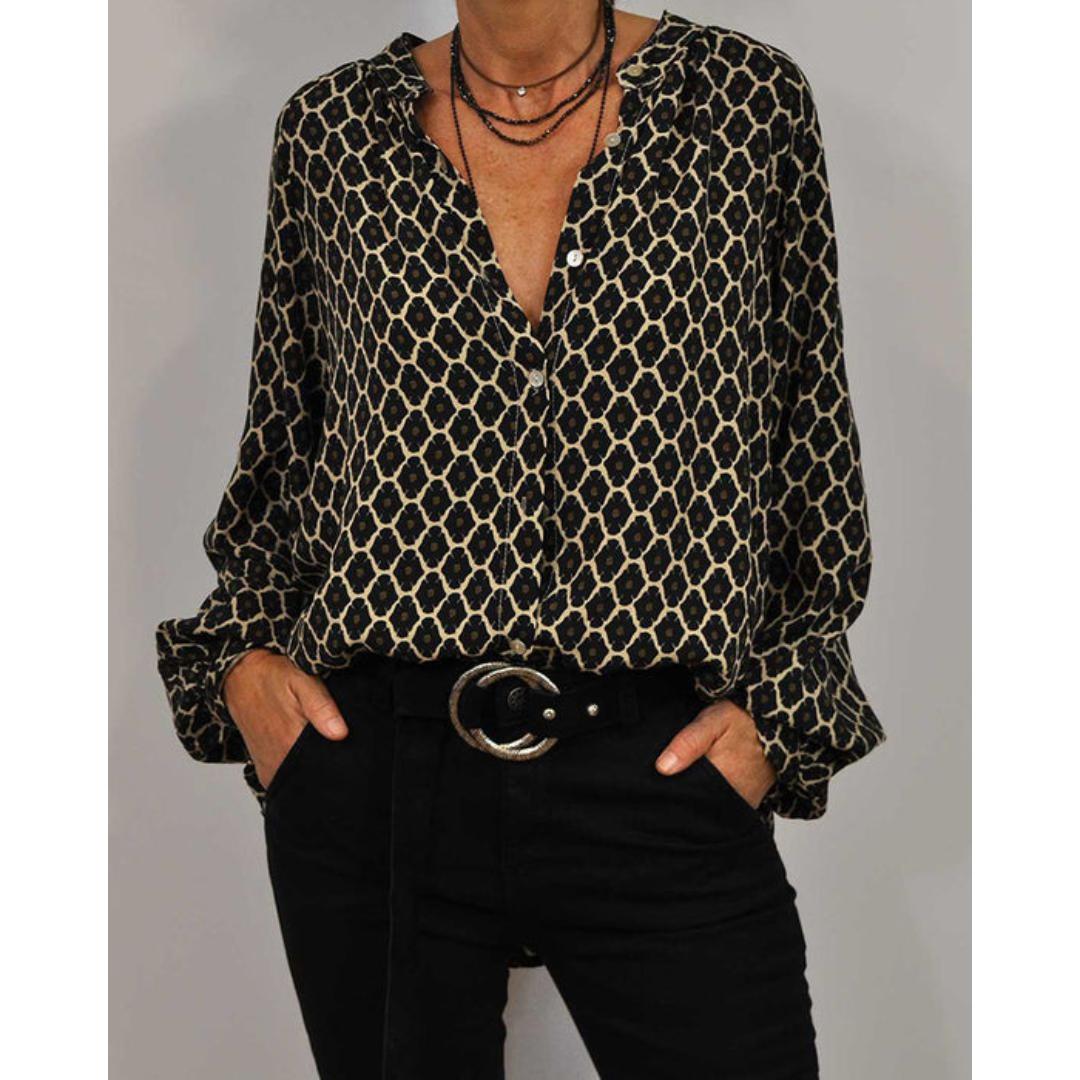 Zara | V-Neck Blouse