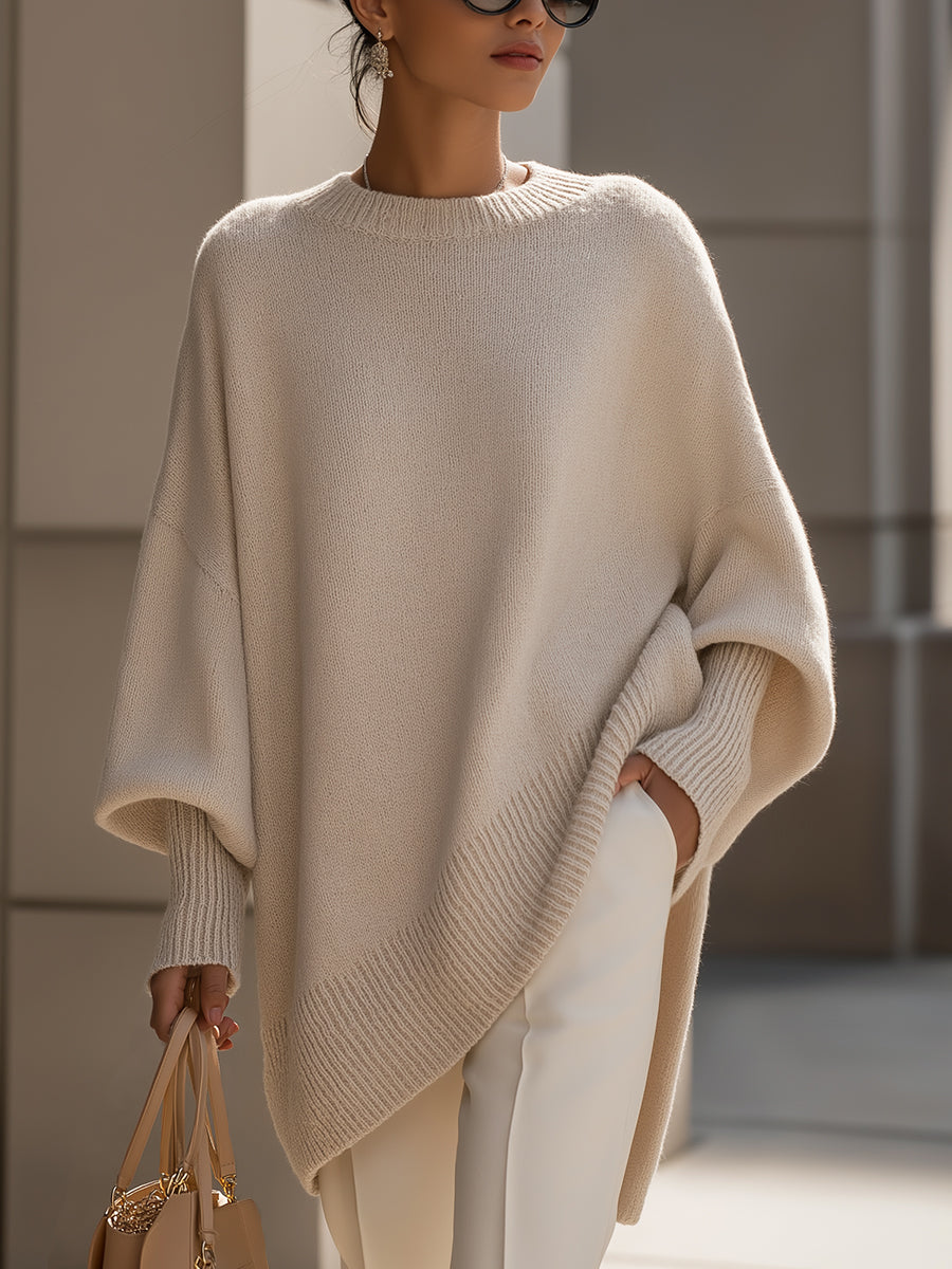 Sade- Oversized Poncho Sweater